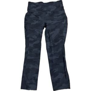Lululemon Base Pace High Rise Crop - Black Camo - size 10